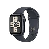 Apple Watch SE (2nd Gen) [GPS 40mm] Smartwatch with Midnight Aluminum Case with Midnight Sport Band S/M. Fitness and Sleep Trackers, Crash Detection, Heart Rate Monitor, Retina Display