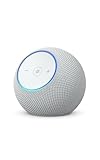 Amazon Echo Dot Max (newest model), Alexa speaker with room-filling sound and built-in smart home hub, designed for Alexa+, Glacier White
