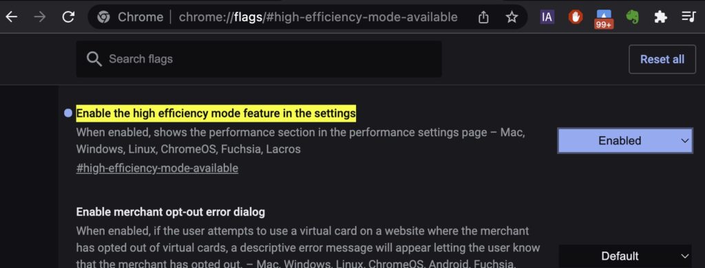 節省記憶體模式