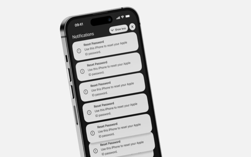 iPhone Password Reset Phishing
