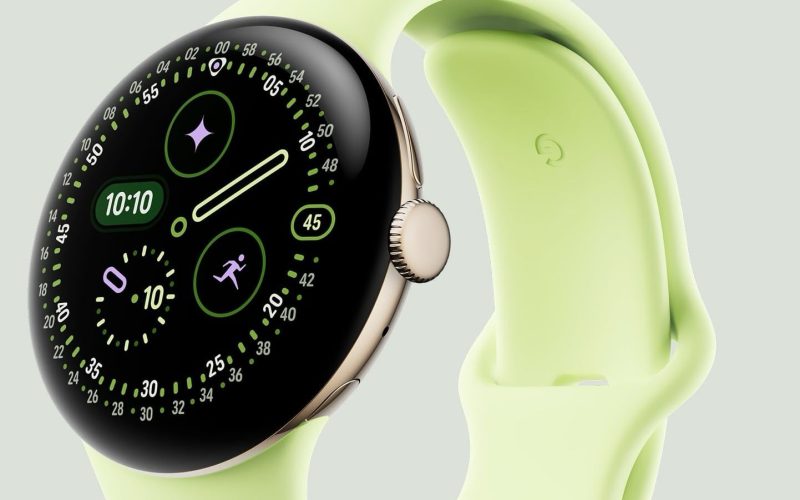 pixel 4 watch google side view