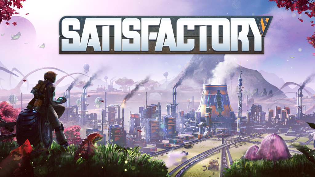 Satisfactory KeyArt 1 1920x1080 Logo